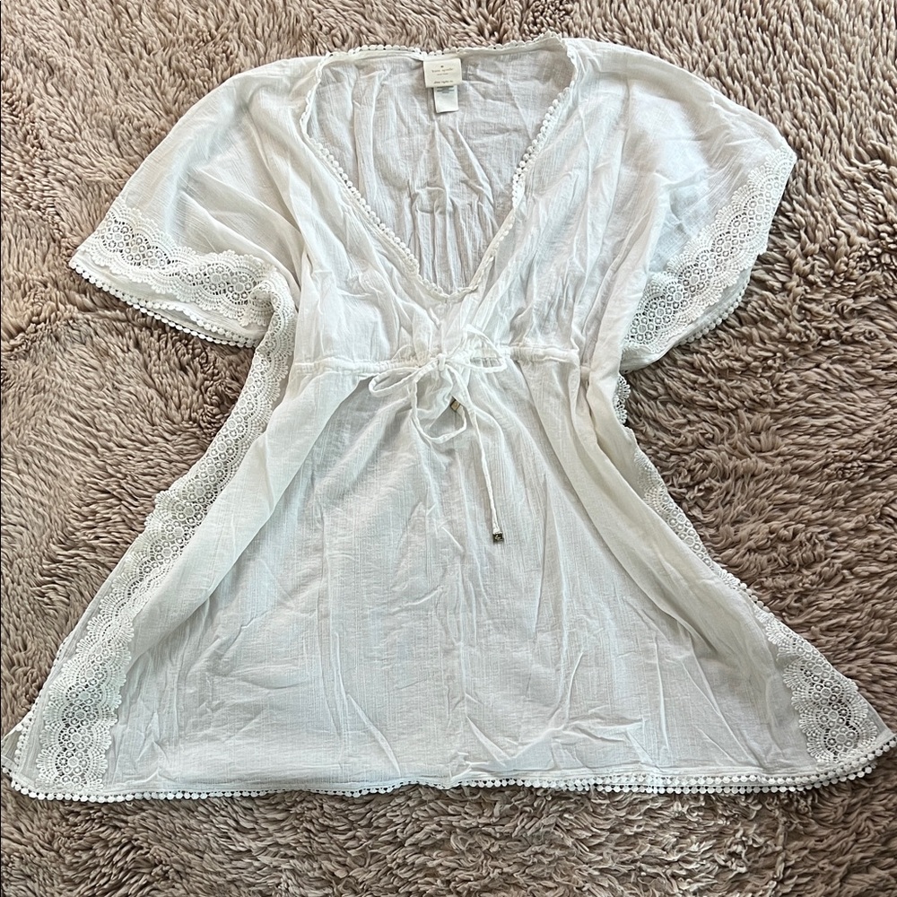 Kate Spade Cream Swim Cover-Up 🏖️